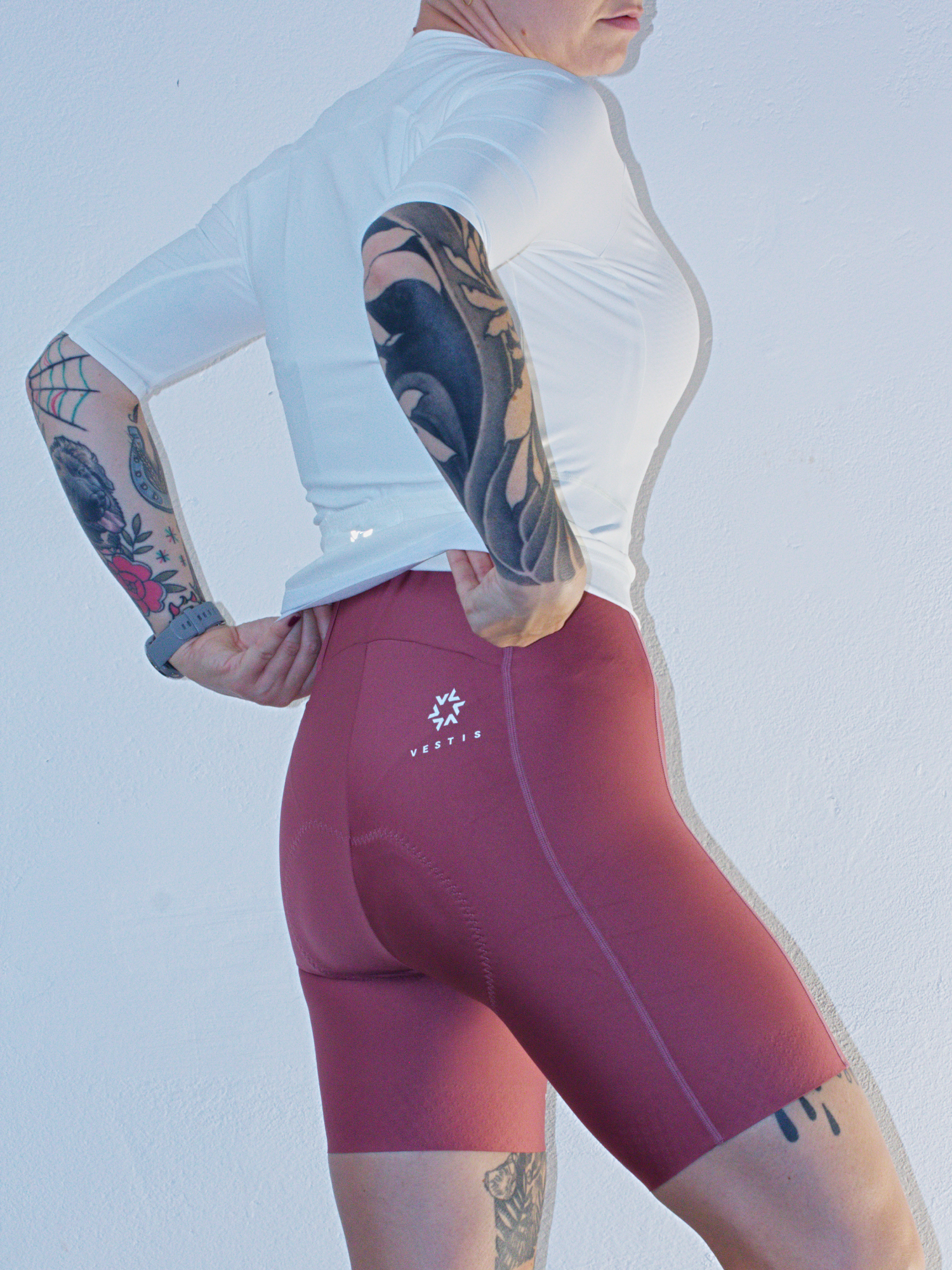Damskie spodenki PRO MAX ceglaste 23 Damskie spodenki PRO MAX ceglaste